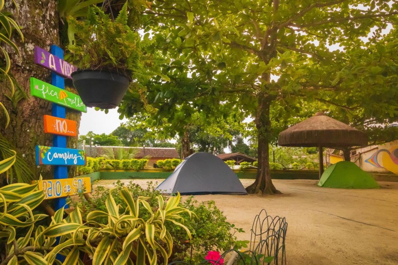 Raio De Sol Pousada & Camping Vila do Abraao Ngoại thất bức ảnh