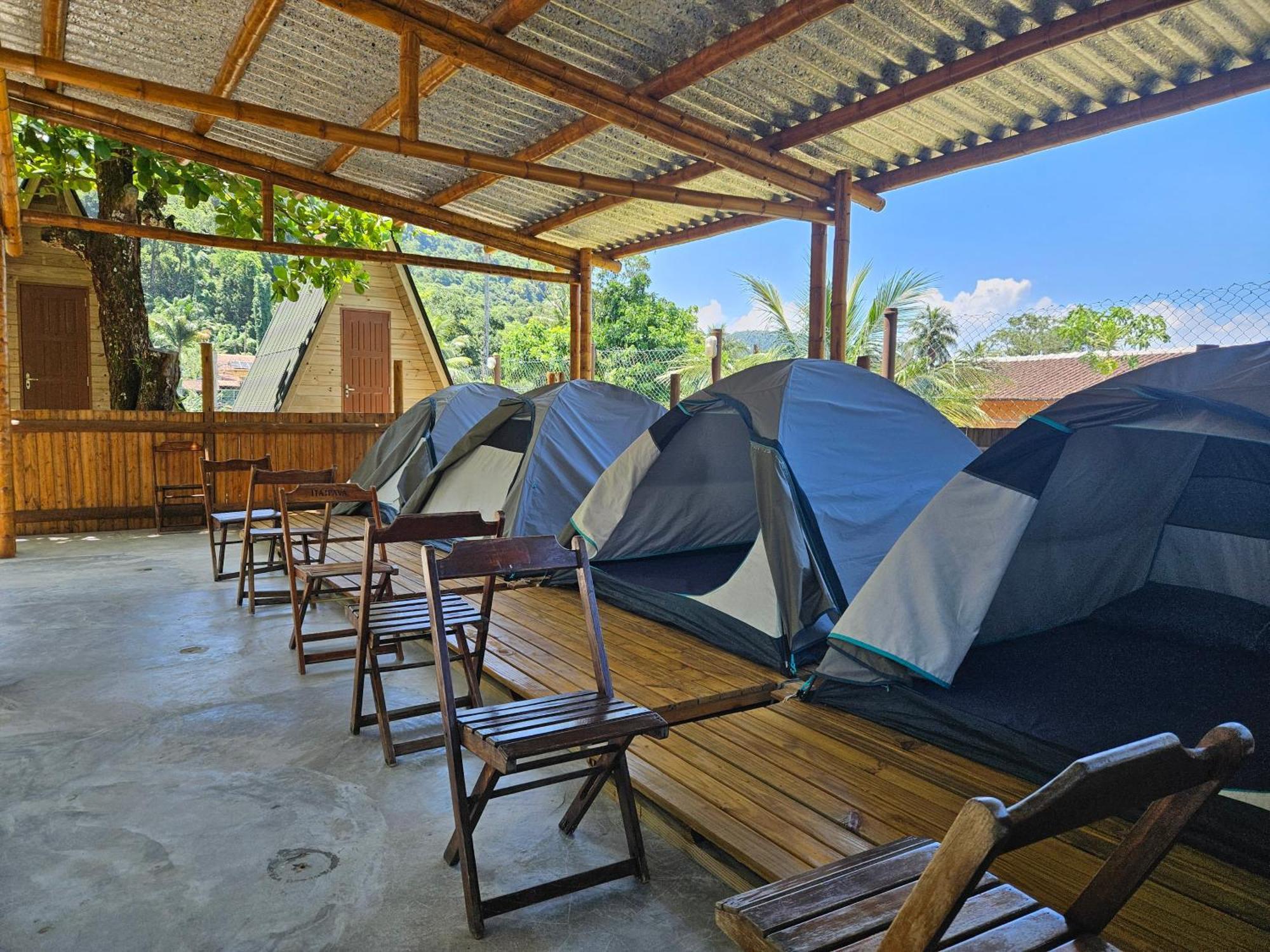 Raio De Sol Pousada & Camping Vila do Abraao Ngoại thất bức ảnh