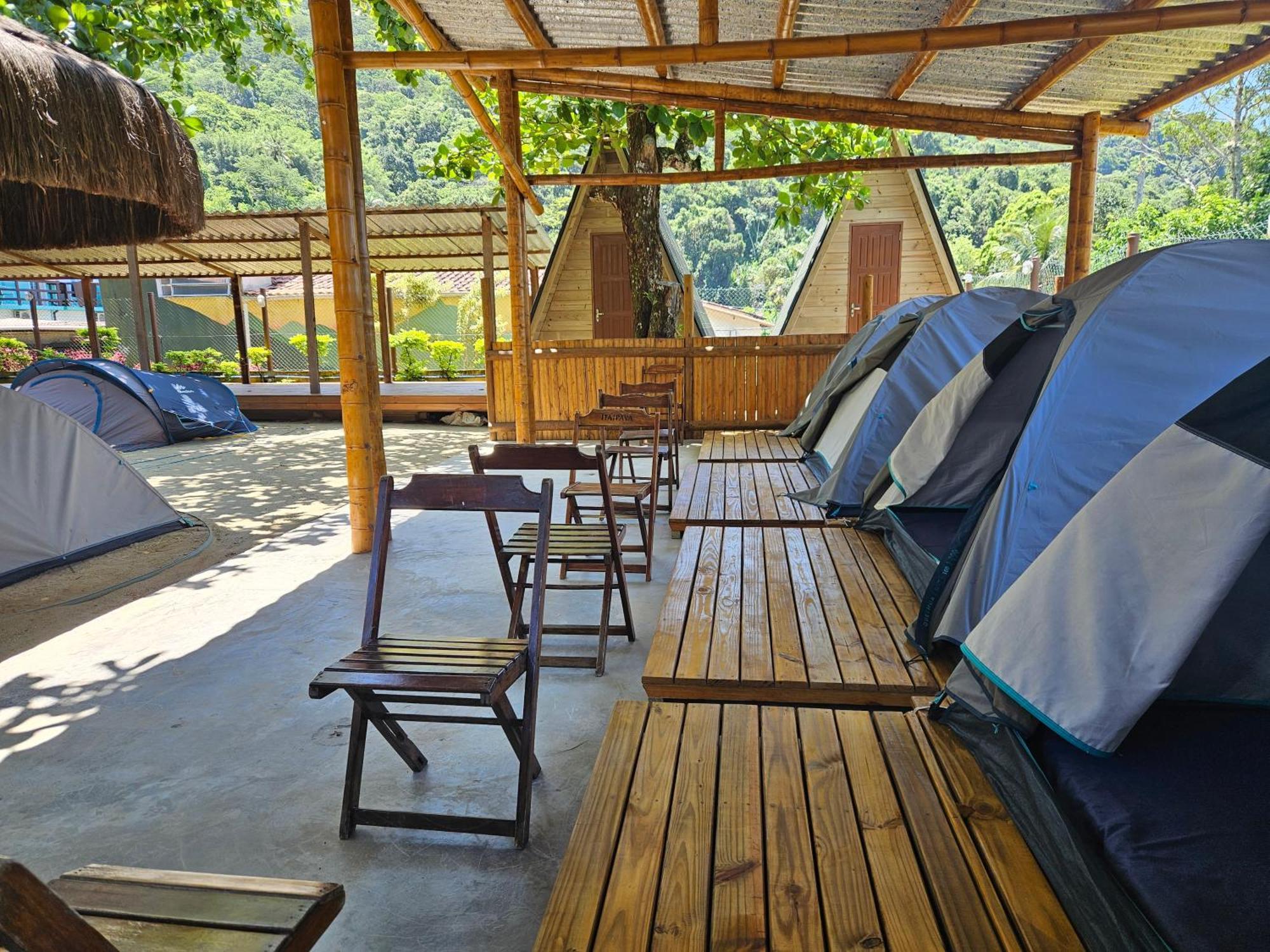 Raio De Sol Pousada & Camping Vila do Abraao Ngoại thất bức ảnh