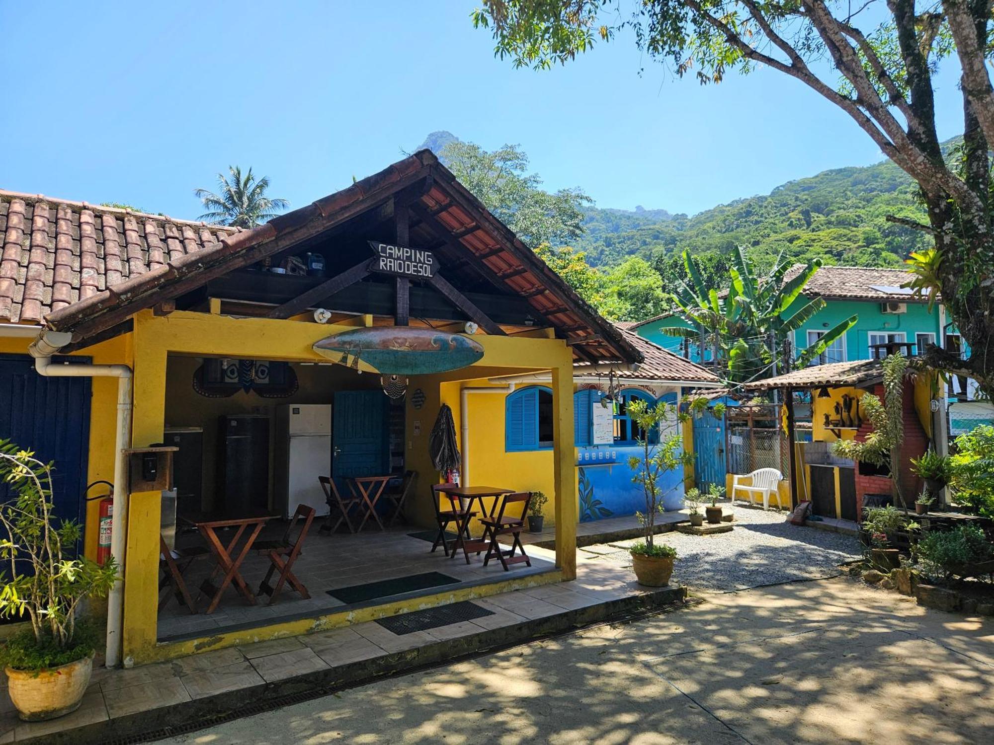 Raio De Sol Pousada & Camping Vila do Abraao Ngoại thất bức ảnh