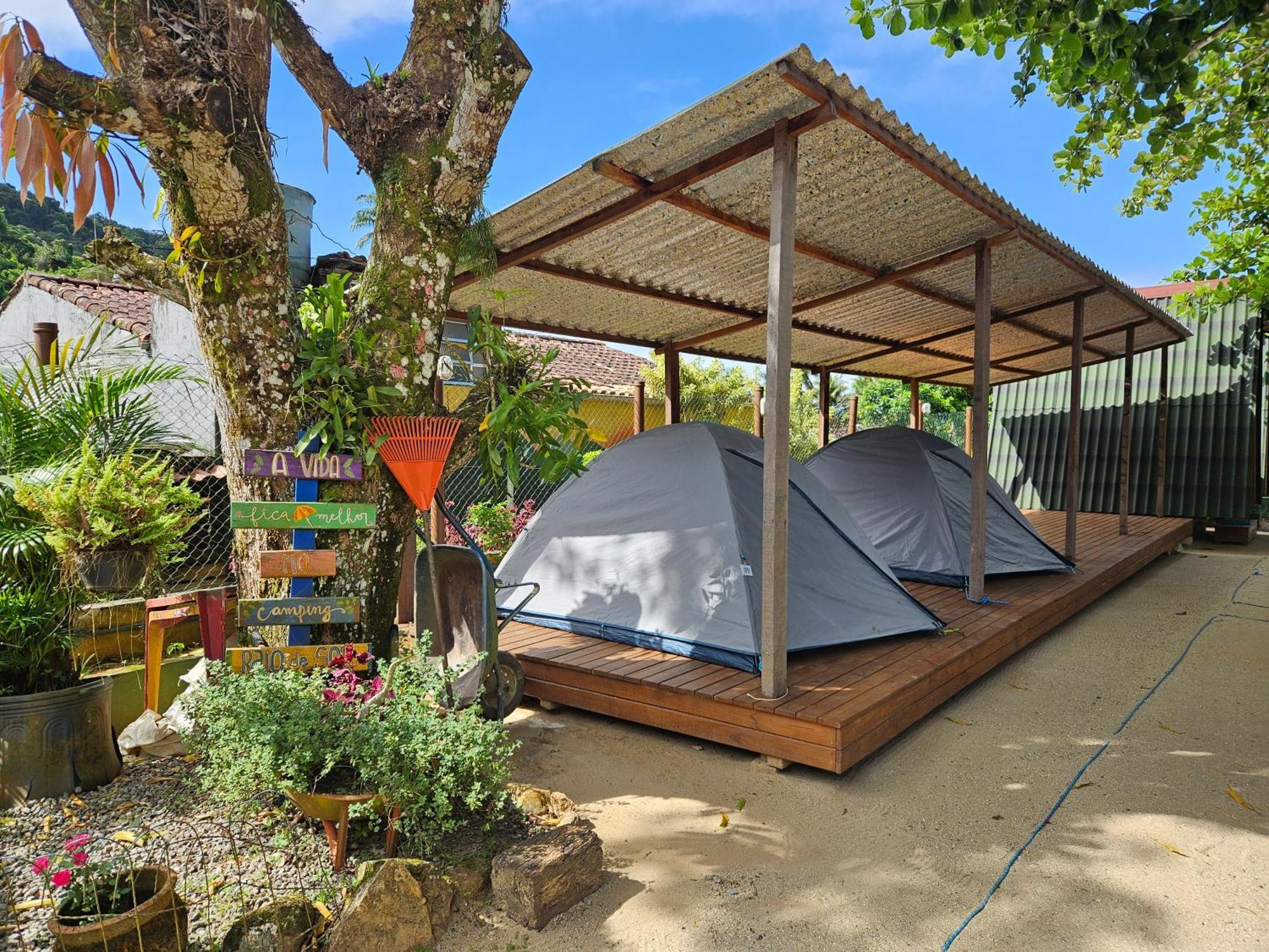 Raio De Sol Pousada & Camping Vila do Abraao Ngoại thất bức ảnh