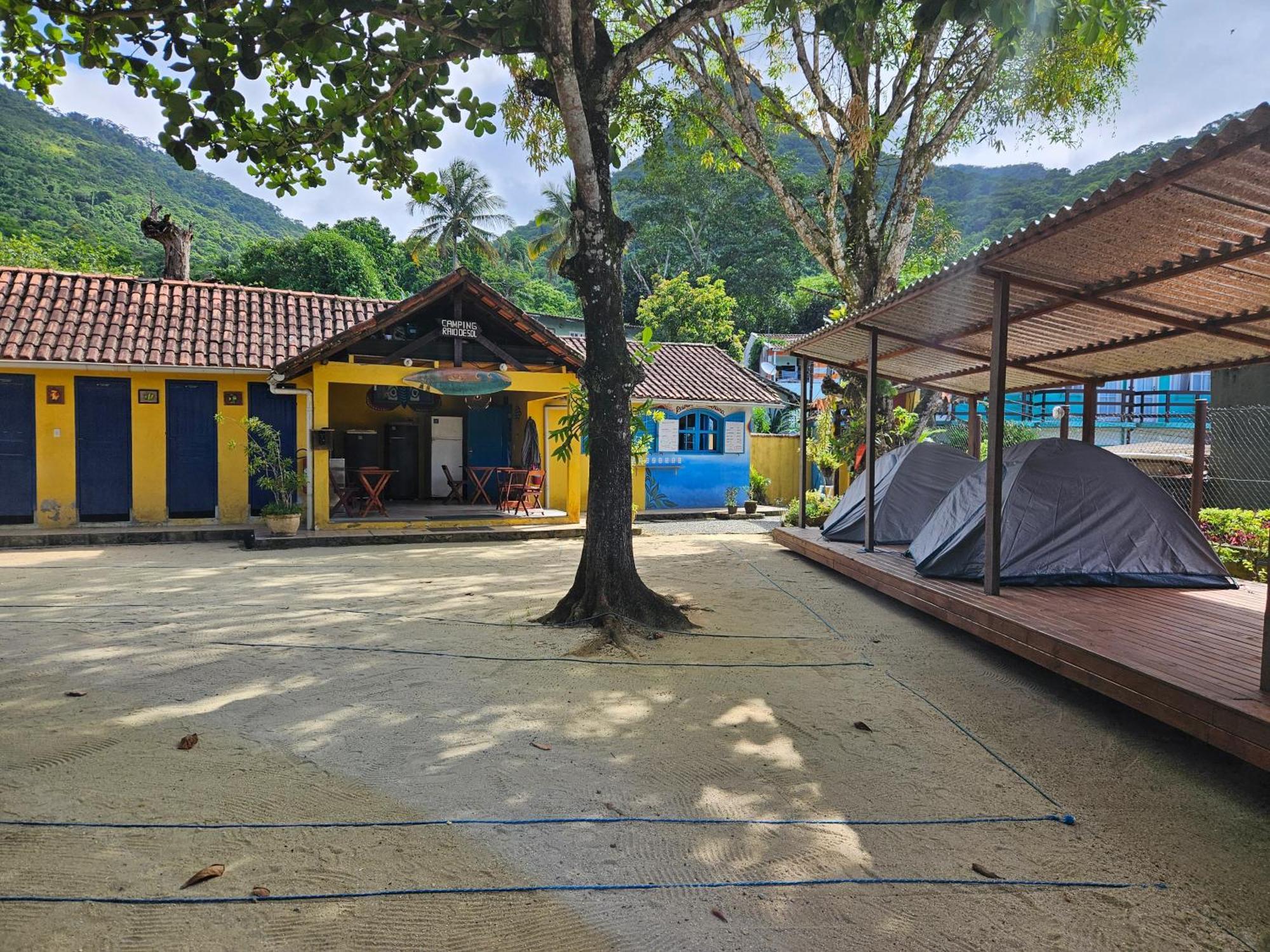 Raio De Sol Pousada & Camping Vila do Abraao Ngoại thất bức ảnh