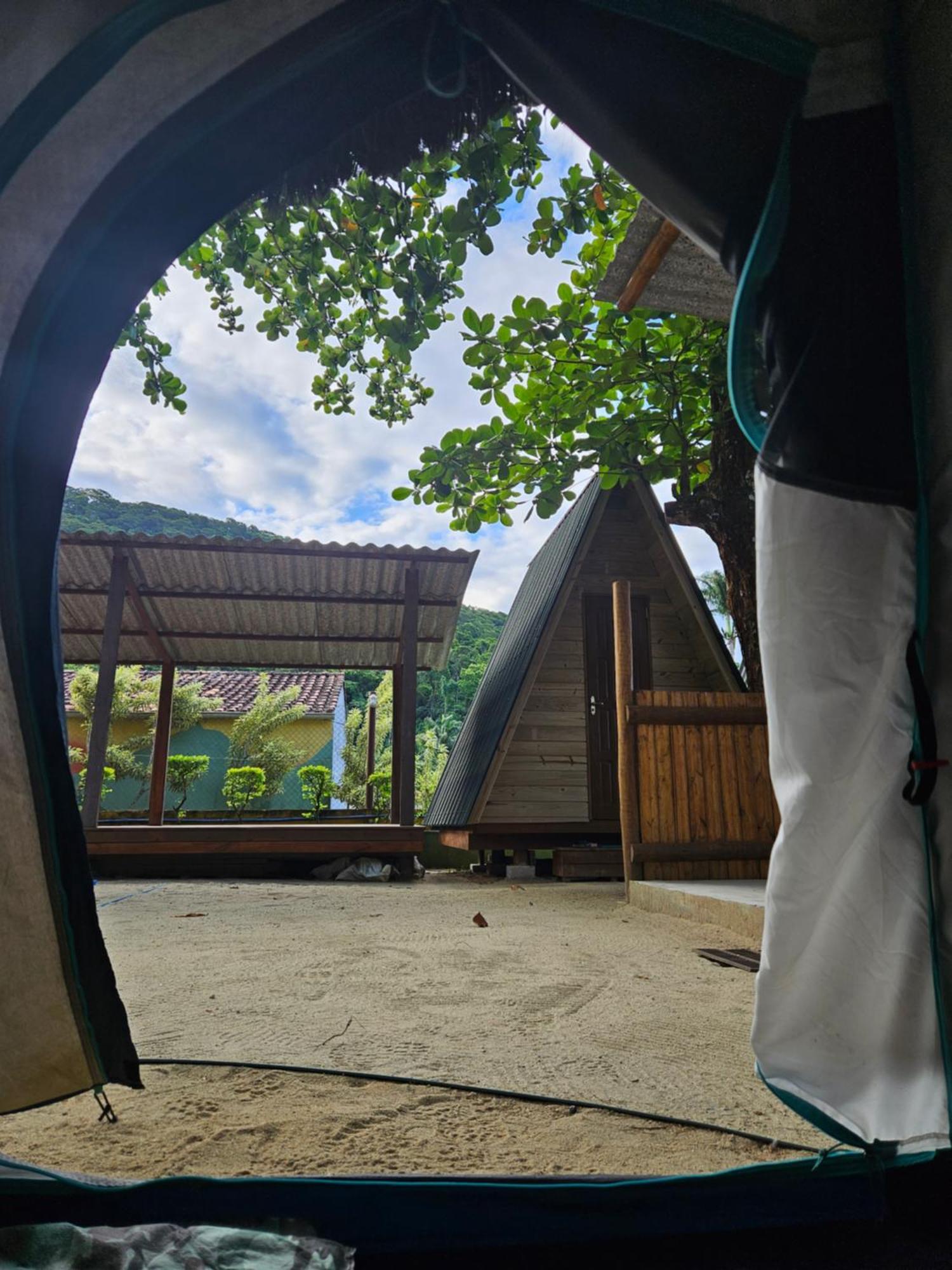 Raio De Sol Pousada & Camping Vila do Abraao Ngoại thất bức ảnh